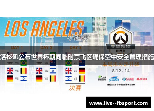 洛杉矶公布世界杯期间临时禁飞区确保空中安全管理措施